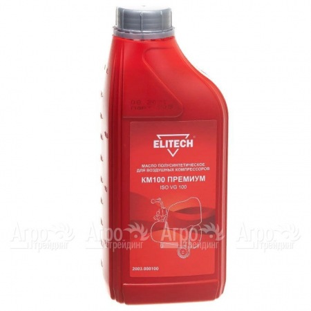 Масло полусинтетическое Elitech КМ100 2003.000100 ISO VG 100 1 л для воздушных компрессоров в Архангельске