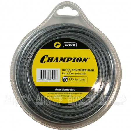Корд триммерный Champion Platin Saw 3.5м, 17м (зубчатый)  в Архангельске