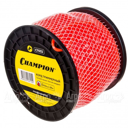 Корд триммерный Champion Twisted Square 4.0мм, 95м (витой квадрат)+нож  в Архангельске