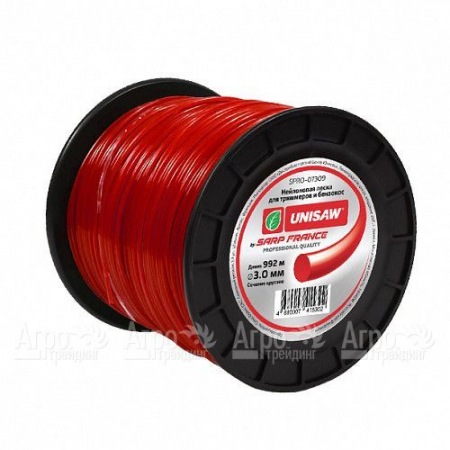 Леска триммерная 3 мм 992 м круглая Unisaw Professional Quality в Архангельске