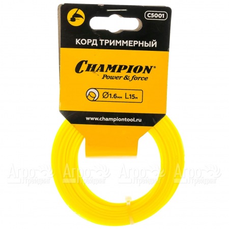 Корд триммерный Champion Round 1.6мм, 15м (круглый) в Архангельске