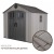 Пластиковый сарай LifeTime WoodLook 8х10 в Архангельске