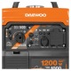Инверторный бензогенератор Daewoo GDA 1400 i 1 кВт в Архангельске